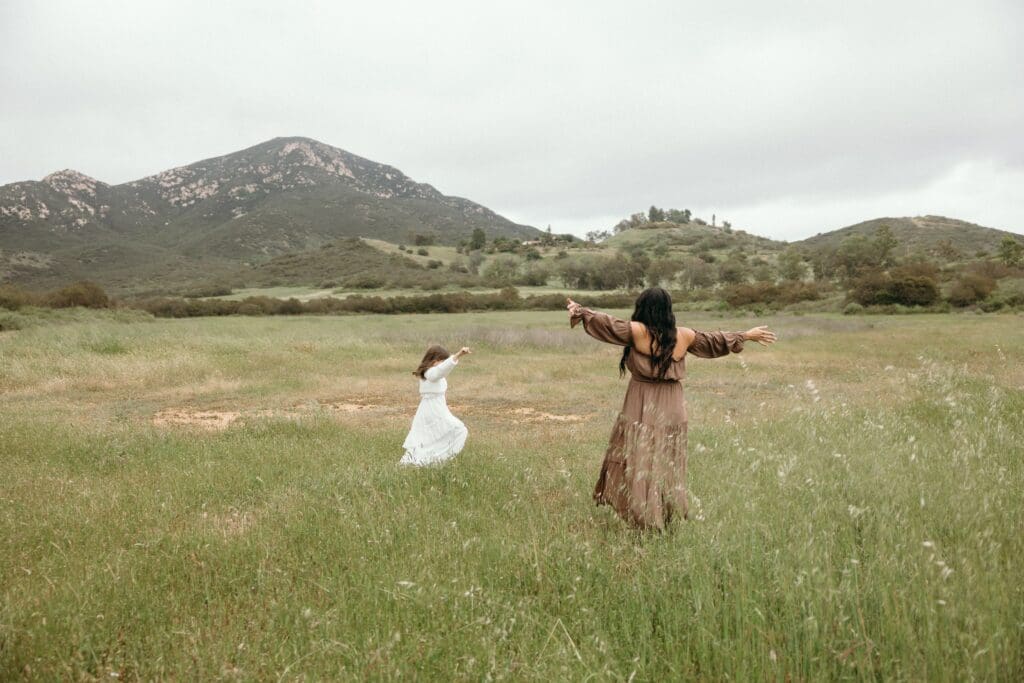 Family photos at Newbury Park in CA