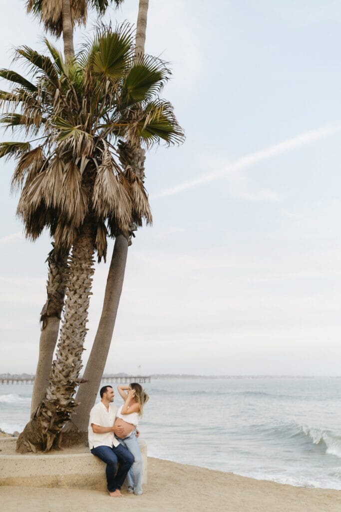 Maternity photos at Ventura Beach