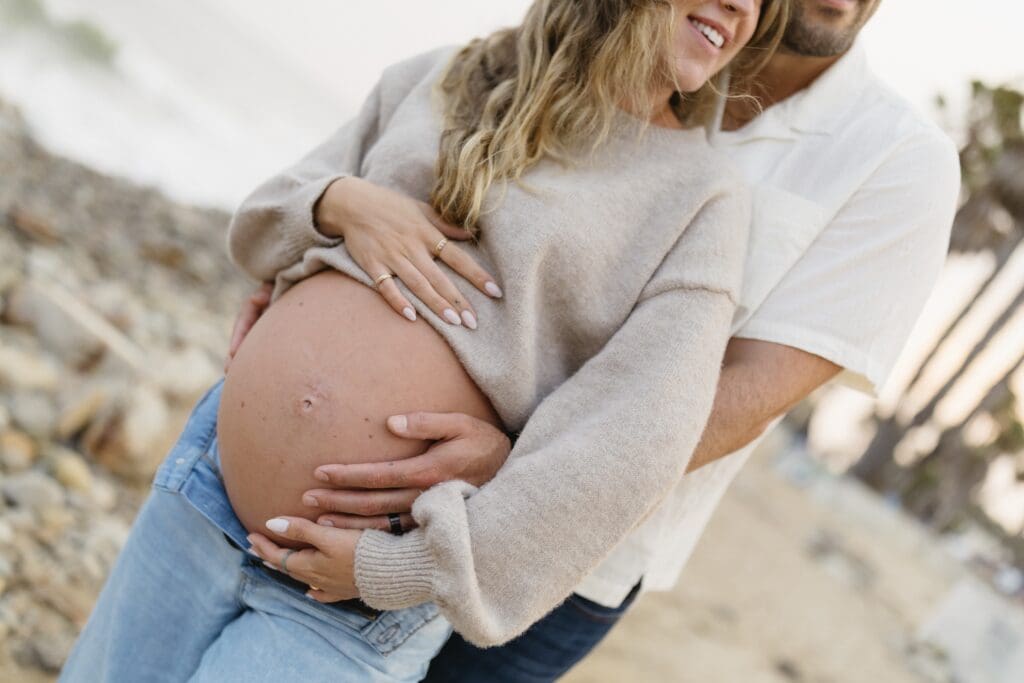 Ventura beach maternity session in Ventura County