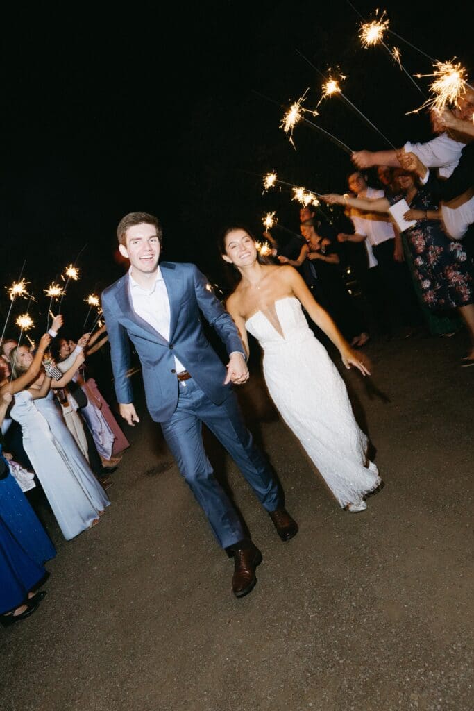 Sparkler exit photos at Walnut Grove in Ventura County