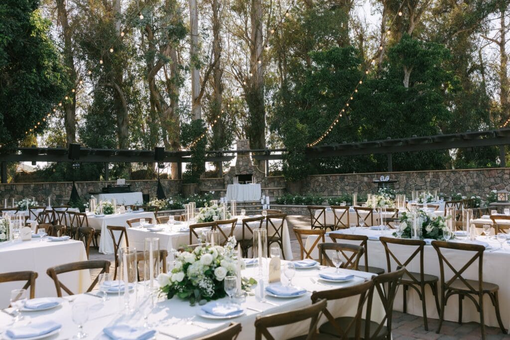 Walnut Grove wedding reception in Ventura County